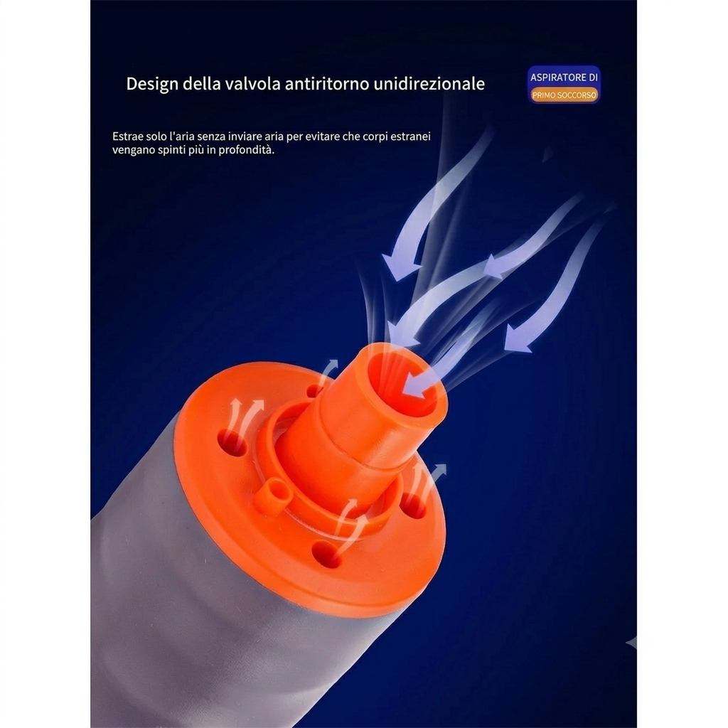 AirSafe - Dispositivo Anti-Soffocamento | Aspiratore di Emergenza